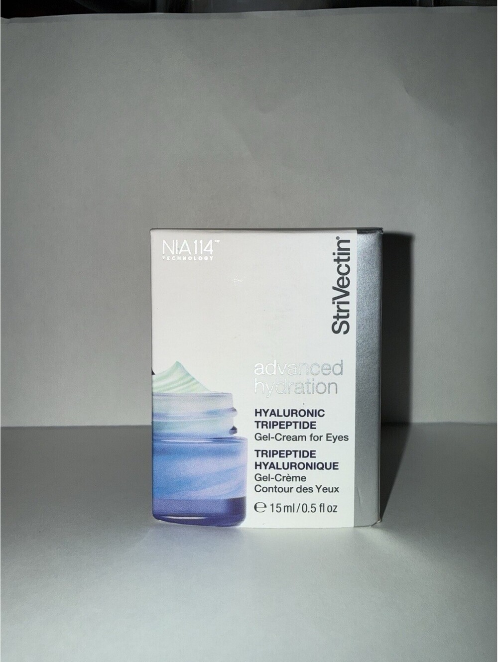 StriVectin Hyaluronic Tripeptide Gel-Cream for Eyes 0.5 fl oz / 15 mL New in Box